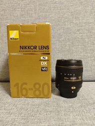 Nikon AF-S DX 16-80mm f/2.8-4E ED VR