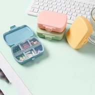 Drug Straw box Portable 6 Compartments Pill box Medicine Storage box One Week Pill box Sub-Packing b