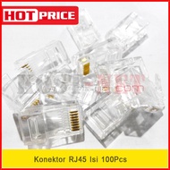 RJ45 Connectors, 100 Pcs