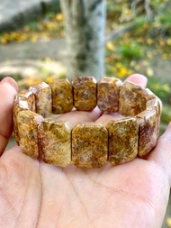 帝王色系油畫風珊瑚玉手牌手串