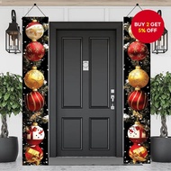 Christmas Porch Banner 71 x 12 Inch Set Christmas Hanging Decoration
