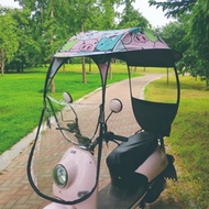 【New Upgrade Bold 】 canopy for motorcycle ebike canopy waterproof full cover Rainproof and sunscreen