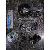 Shimano Groupset 3 X 8 Speed TX35 Cassette Slop MTB Seli Federal Minion roadbike minivelo gravel