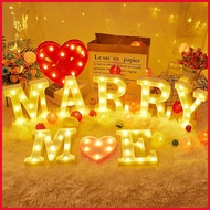 ✸ ♀ ☌ 3D Led Letter Light Name Letter Standee Lettering Name for Backdrop Birthday Decoration Party