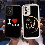 O-59 Love Muslim Islamic Quote Casing for Samsung Galaxy A53 A52 A72 A52S A73 S25 Ultra 5G Black and