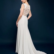 Vesta 細碎光點拖尾長禮服