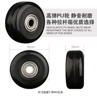 XY！Luggage Trolley Case Travel Suitcase Universal Wheel Accessories Wheel Rubber Wheels Caster Repair Accessories Mute