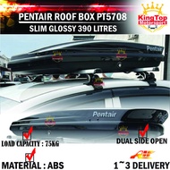 Pentair Roofbox PT5808 Slim Glossy Roof box With Roof Rack L SIZE 390L