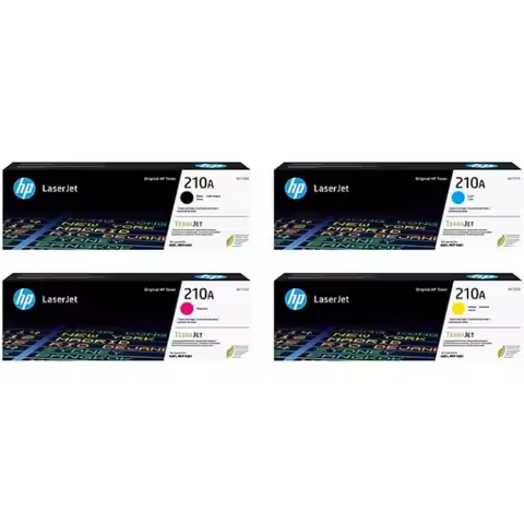 210A Toner Cartridge 4-Pack (Black, Cyan, Magenta, Yellow) | Compatible Color LaserJet Pro 4201 & MP