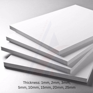 White PVC Foam Board (2ft x 2ft & 2ft x 4ft) Replacing Wood Pine Wood and Plywood Waterproof, Anti-c