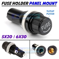 Panel Mount Fuse Housing 5x20 6x30 Glass Fuse Glass Fuse Holder mm - 5x20