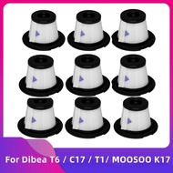 For Dibea T6 / C17 / T1 / SC4588 / MOOSOO K17 Vacuum Cleaner Hepa Filter Replacement Parts Accessories