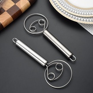 Stainless Steel Flour Mixer Whisk Mixing Flour Kneader Mixer Mixer Mixing Flour Dough Kitchen Must-H