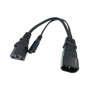 IEC320 IEC 320 C14 C14 C13 C20 C21 Male To Double C13 C21 C19 Female Y Type Splitter Extension Powe