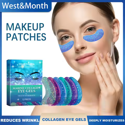 West Month Marine Collagen Eye Gels Reduces Wrinkl Fine Line Deeply Moisturizes Hydration Improves D