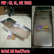 tempat aki krom pnp cb gl mp tiger utk ukuran aki kering beat/vario