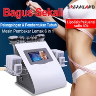 DL - RF 6 in 1 burn fat machine rf face slimming 40k radio frequency lipo laser caviitation Body Sli