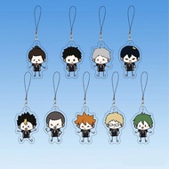 Cute Anime Haikyuu Manga Keychain Mobile Phone Chain Acrylic Haikyuu Key Ring Pendant Accessorie