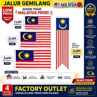 【Ready Stock】Bendera Malaysia Flag Malaysia Merdea Flag Jalur Gemilang