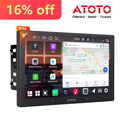 ATOTO V10G209OC, Checkout Get 16% off, Free Fast Shipping From Local Warehouse, 9 inch Double Din Ca