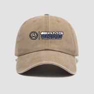 AMG Mercedes Formula Uniform Printed Cap Washed Baseball Cap Sun Hat Men Women Fresh 8.10