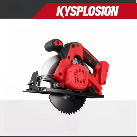 5000rpm Brushless Woodworking Saw 45-degree Cutting Angle Adjustment Fit milwaukee 18V Battery 7-inc