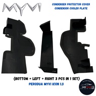 Perodua Myvi Icon 1.3 Aircond Condenser Cover Protector • Condenser Cooler Plate • Air Guide Cover
