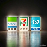 Japan711FamilyMart Convenience Store Light Sign Refrigerator Magnet Creative Miniature Snacks DIY Ma