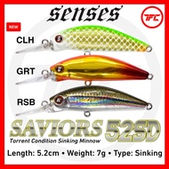 SENSES SAVIORS 52SD Sinking Minnow Savior 52mm 7g SVR52SD 52S