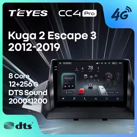 TEYES CC4 PRO For Ford Kuga 2 Escape 3 2012 - 2019 CarPlay Android Auto 2DIN Autoradio Car play Radi