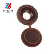 OUREAPH 200pcs Screw Cap Covers, M5 Size Fold Snap Design Hinged Screw Caps, Decorative Hinged Flip 