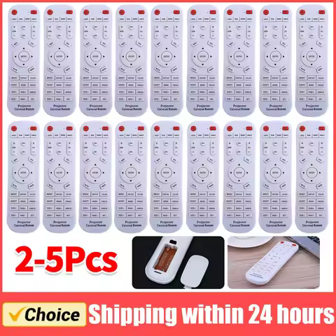 2-5Pcs Universal Projector Remote Control for SAMSUNG INFOCUS BENQ for EPSON VIEWSONIC Projector Par
