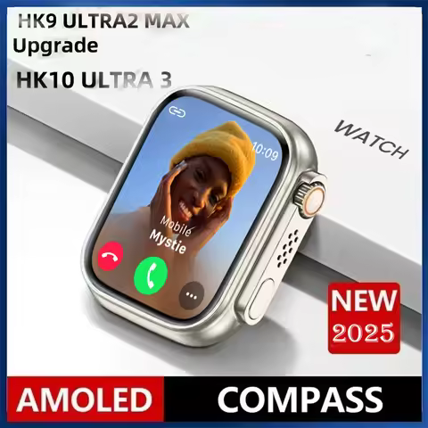 New Origina HK10 ULTRA 3 Smartwatch Men 4G ROM ChatGPT NFC Compass HK9 ULTRA2 MAX Upgrade Watches Sp