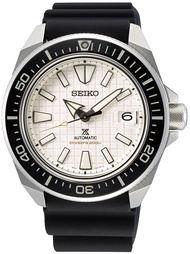 นาฬิกาข้อมือผู้ชาย SEIKO PROSPEX "KING SAMURAI" Diver 200m Automic รุ่น SRPE37K1 ขนาดตัวเรือน 42.65 มม. ตัวเรือน Stainless steel สีเงิน หน้าปัดสีขาว สายยาง