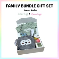 Newborn Baby Gift Set | Family Bundle Gift Set | Newborn Baby Hamper, Customised Baby Romper Gift, Customise Gift Set