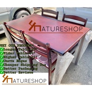 ✧☈Dining Set 4 Seaters