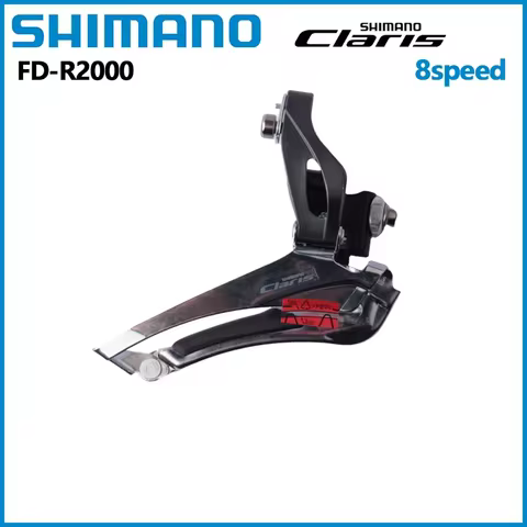 Shimano Claris FD R2000 2x8s Front Derailleur Braze On Mount/31.8MM 34.9MM Clamp Road Bike Shifte 16