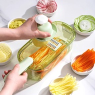 Multifunctional Kitchen Vegetable Cutter, Slicer Shredder Grater, Potato Carrot Cucumber Chopper for