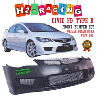 HONDA CIVIC FD 2006-2011 TYPE-R PP FRONT BUMPER + GRILLE BOLEH BUKA / FD2R / FD2 / SNA / SNB