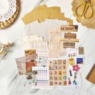 (50pcs+) SCRAPBOOK KIT VINTAGE JOURNAL KIT aesthetic