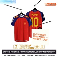 CUSTOM SPAIN HOME JERSEY W0RLD CUP 2026 FREE TO PUT NAME AND BACK NUMBER FREE REQUEST

