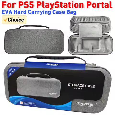 EVA Hard Carrying Case Bag for Sony PS5 PlayStation Portal Case Shockproof Protective Cover Portable