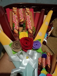 Buket Coklat Silverqueen mewah harga terjangkau hadiah termanis