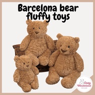 [Teddy Bear Toys] Barcelona Bear Jelly Cat Doll Plush Teddy Bear Doll Gift Pillow Brian Bear Barthol