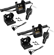 2-Pack HT750 Charger RLN4883 Vehicle Travel Charger for Motorola HT750 HT1250 HT1250 GP328 GP338 GP3