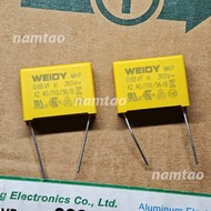 MKP power filter capacitor, X2 capacitor 0.68uF 684J 684 WEIDY 100% new