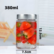 Food Grade Thickened Glass Sealable Jar Yellow Peach Canning Bottle Pickle Bottle Empty Bottle Steam