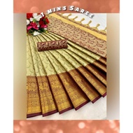Aura Ready to Wear 1 Minute Saree Khas 8 Warna untuk Wanita dengan Kain Silk Mewah dan Blouse Berwar