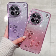 For Oneplus ACE 2V Oneplus ACE Racing ACE Pro Oneplus 11 Pro 10R 10T Phone Case Preserved Flower Plating Gradient Glitter Shockproof Cover Luxury Soft Cases Ring Stand Holder