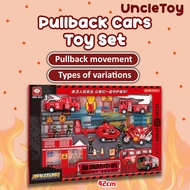 Pullback Vehicles Car Toy Construction Police Toy Set Kids Fire Truck Truck Lorry Toys Police